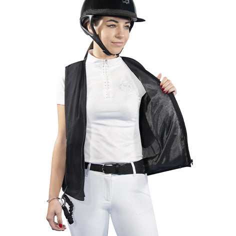 Safety equestrian air vest available in Canada
